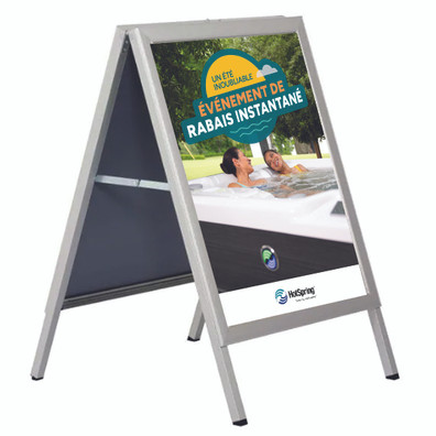 2026 French HS Instant Rebate Event A-Frame Posters (PK 2) – 24” x 36” Mockup