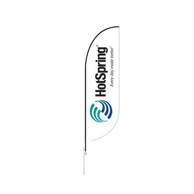 14' Feather Flag – Hot Spring Spas (Costco Roadshow Edition)