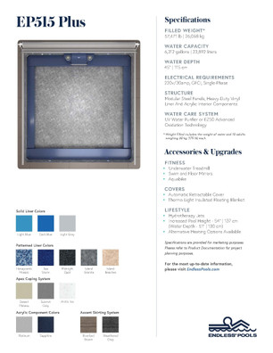 EP515 Plus Sell Sheet Back