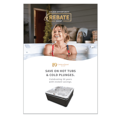 Golden Opportunity Rebate Event Large Poster/A Frame Sign – 24” x 36” stock image