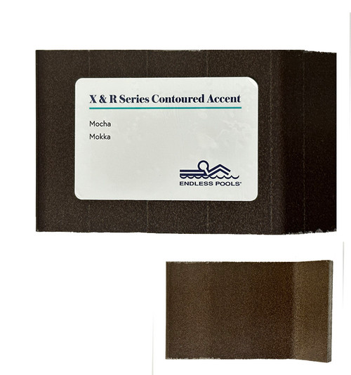 X&R Series Contoured Accent - Mocha with the white back ground