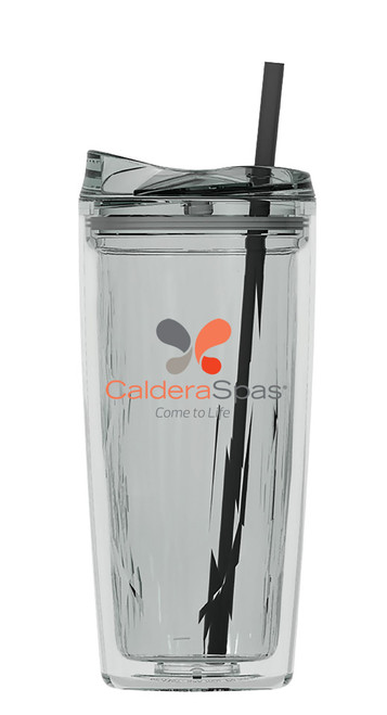 Geo Water Tumbler with white background