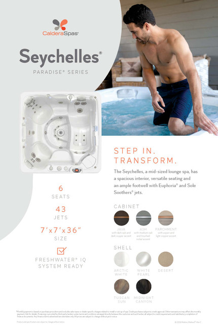 Paradise Seychelles Spa Stand Graphic 11 x 17