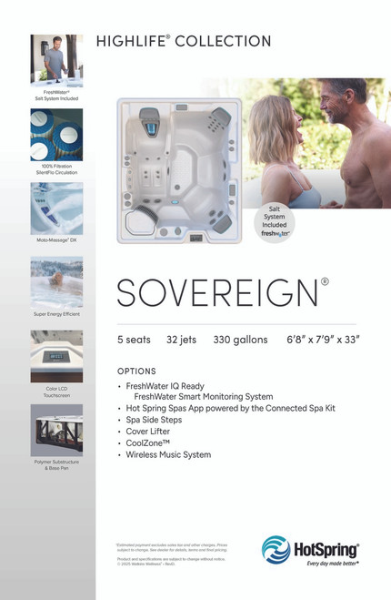 Highlife Sovereign Spa Stand Graphic 11 x 17 (2025)