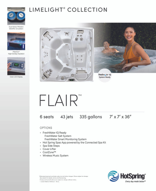 Limelight Flair Spa Stand Graphic 13 x 16 (2025)