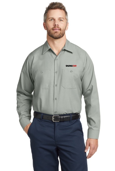 RK LS Industrial Work Shirt Grey