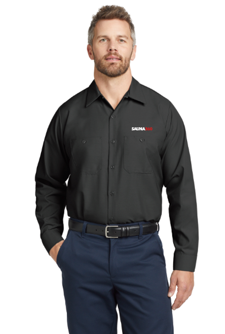RK LS lndustrial Work Shirt Dark Grey