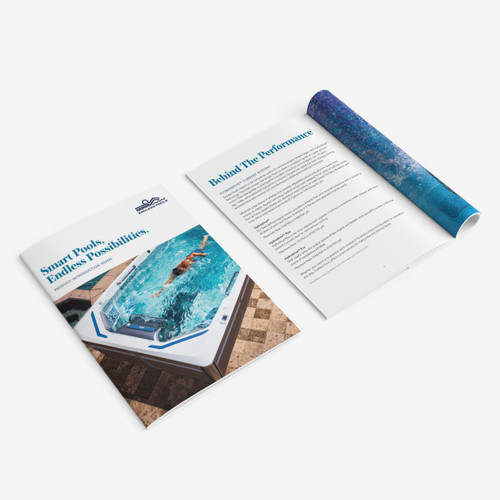 Endless Pools Modular Intro Brochure - Rev A _ 2025 mockup. 