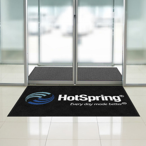 Hot Spring Floor Mat mockup 