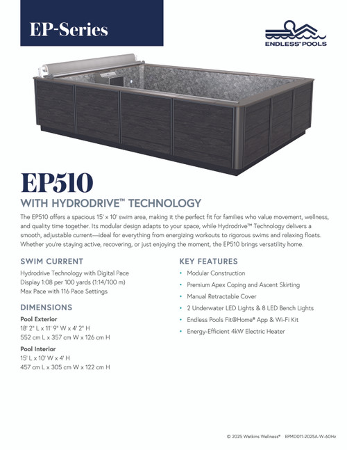 EP510 Sell Sheet front page. Sold in packs of 25. 