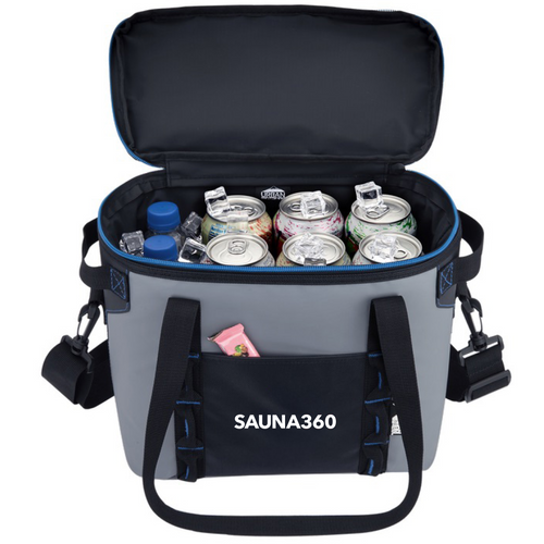 Urban Peak 12 Can Collapsible Cooler front open