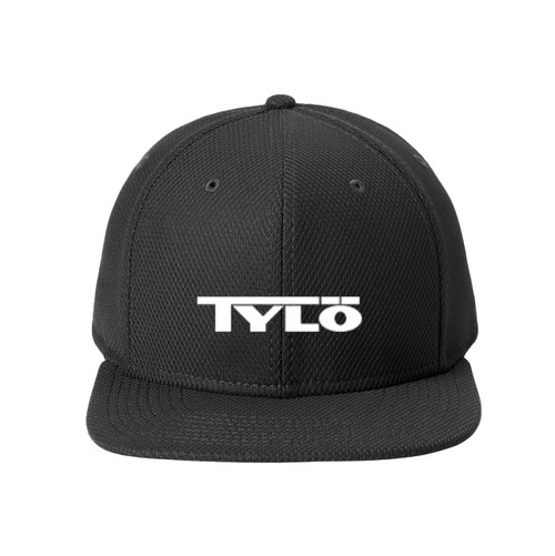 New Era® Original Fit Diamond Era Flat Bill Snapback Cap in black color.