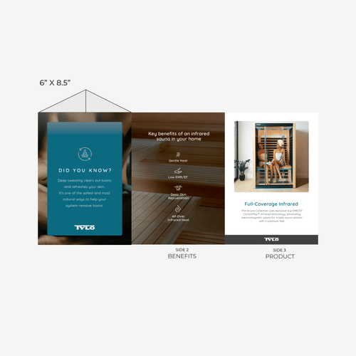 "Full Coverage Infrared" Wellness Table Tent on a gray background.