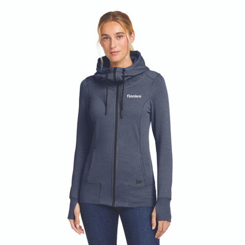 Finnleo Women’s New Era Tri-Blend Fleece Full-Zip Hoodie