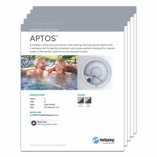 2026 Freeflow Collection Spa Stand Graphic Set 13 x 16 PK 5