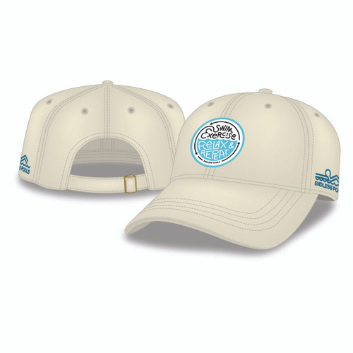 Swim Exercise Classic Dad Cap – Creme