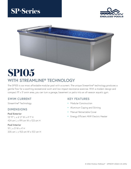 SP105 Sell Sheet Front