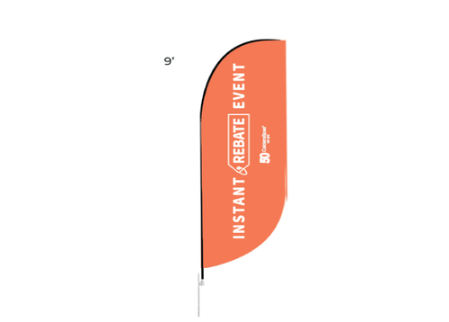 Golden Opportunity Rebate Event - 9' Feather Flag