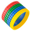 Block Rubber Bracelet - 12 per pack