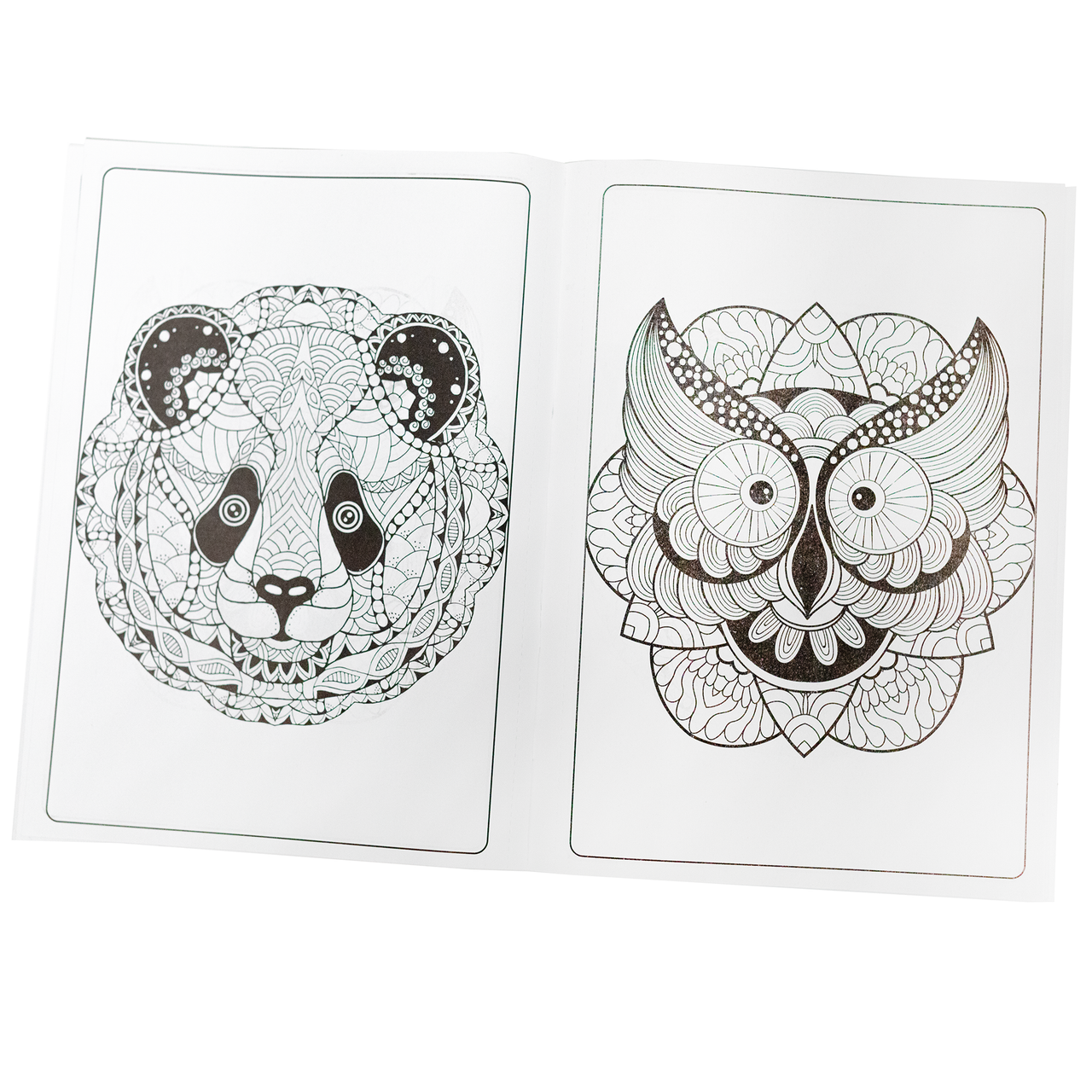 Mandala Dotting Book Exercise Book Animals Black Edition: How to