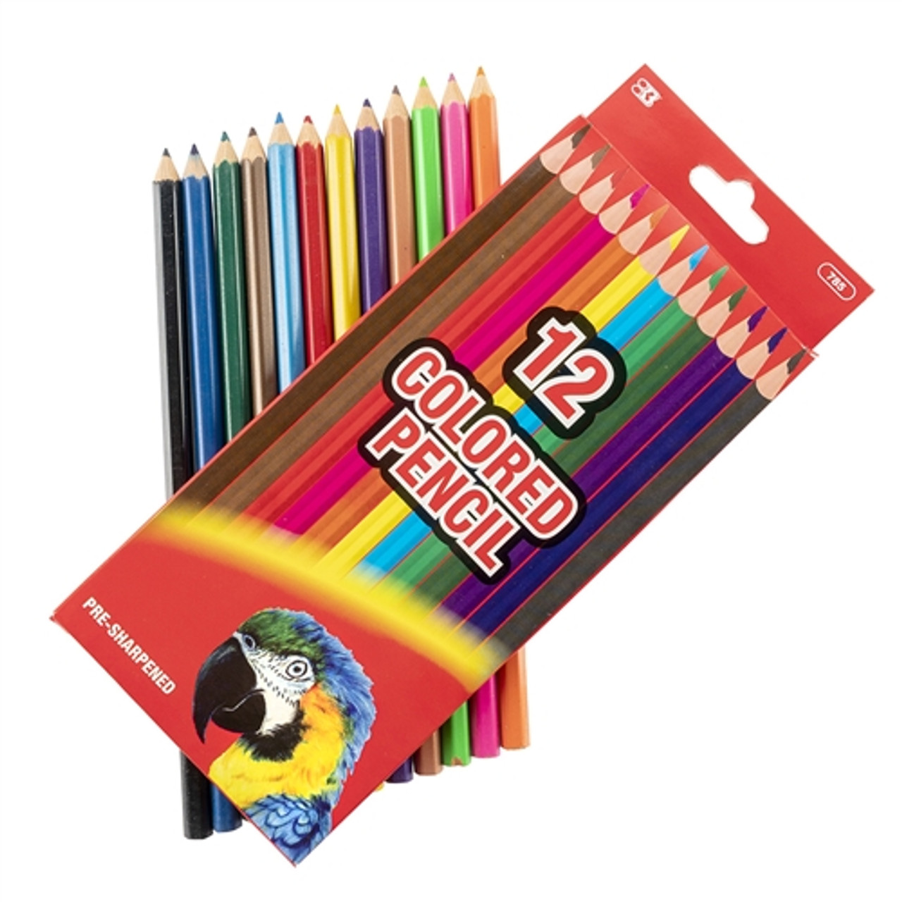 12-Color Colored Pencils - 12 Boxes