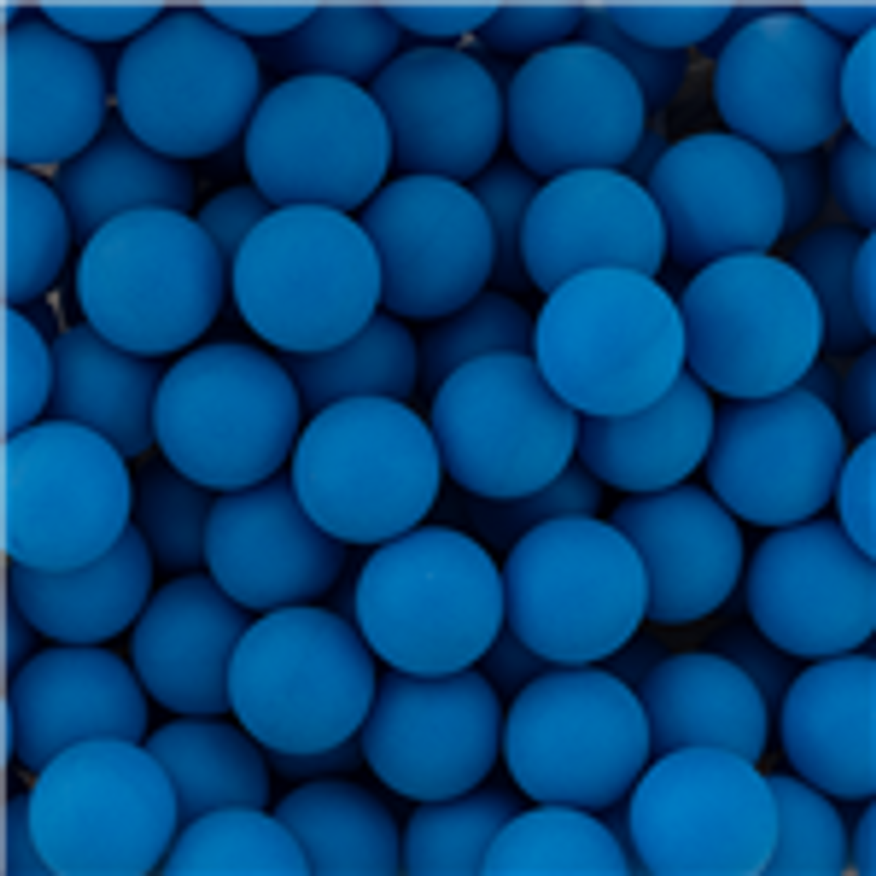 blue ping pong balls