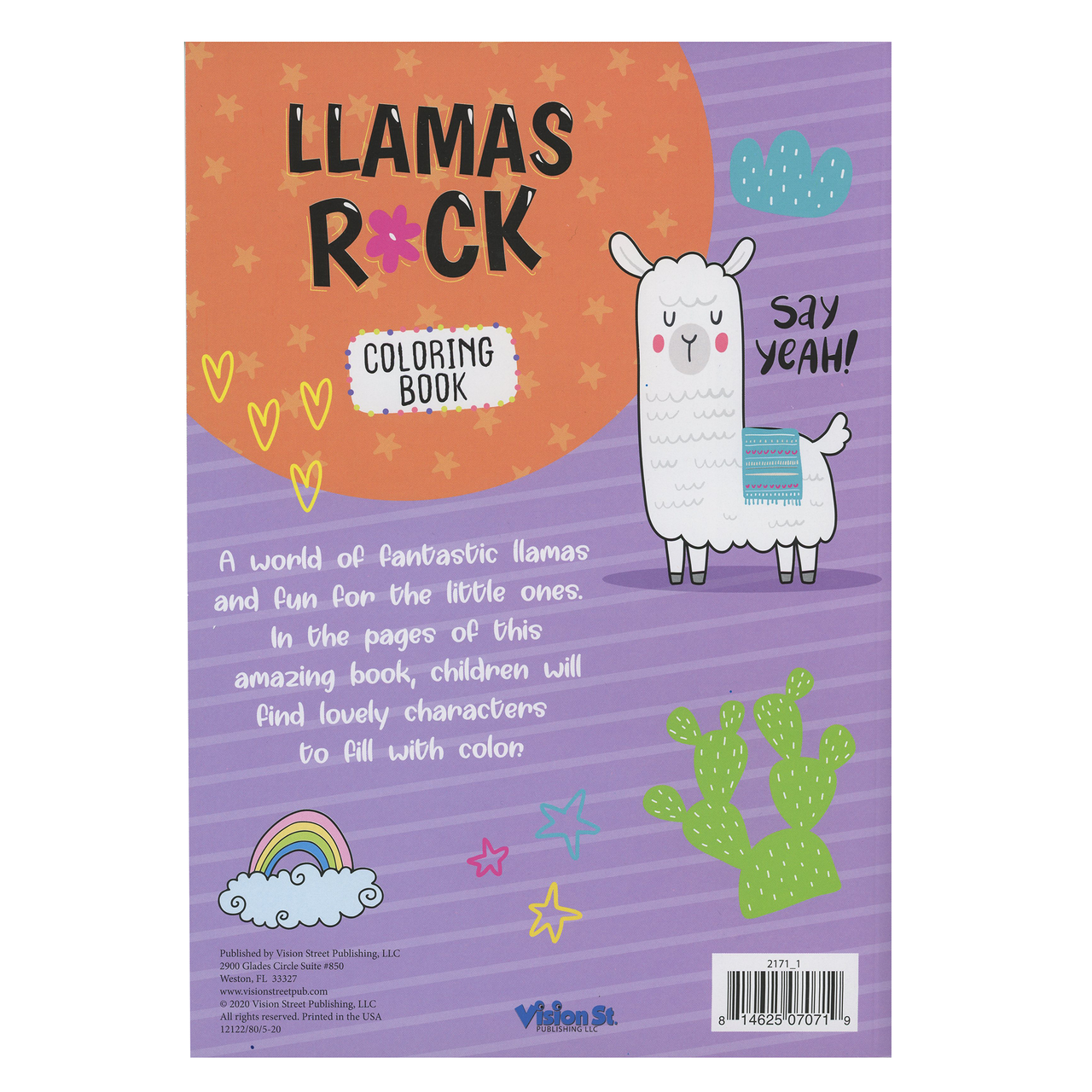 llamas & more coloring kit