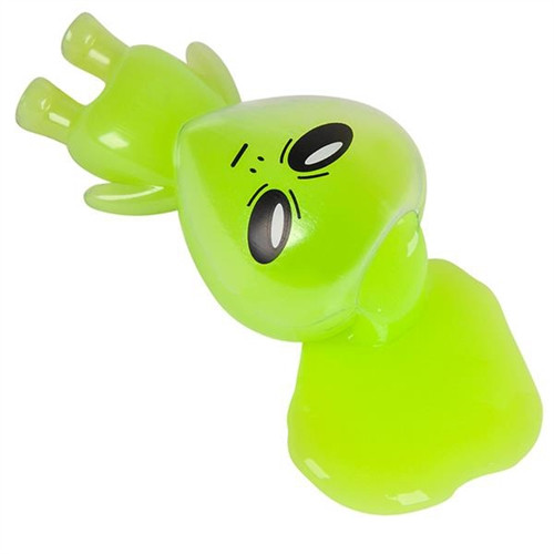 Glow-in-the-Dark Alien Slime Pods - 12 Eerie Glowing Alien Slime Figures
