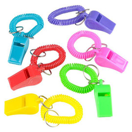 Whistle Bracelets - 12 per pack