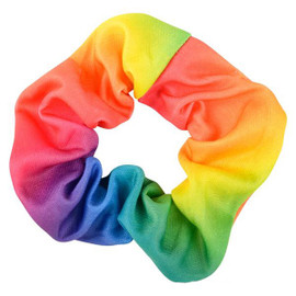 Rainbow Scrunchies - 12 per pack