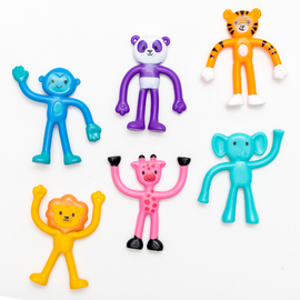 Bendable Zoo Animal - 48 per pack