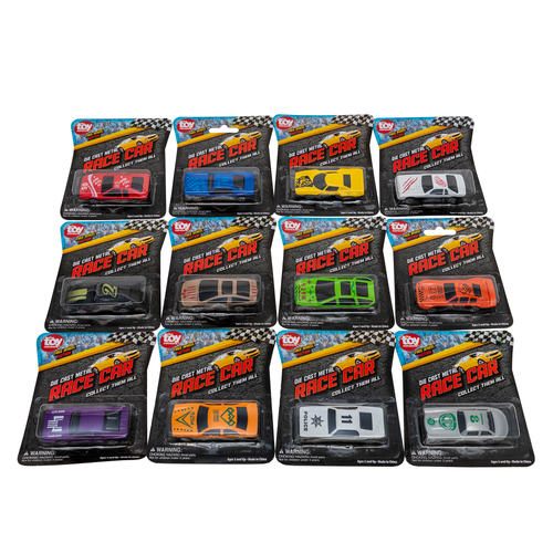 Die Cast Cars - 12 per pack