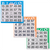 Bingo Paper Game Cards - 1 card - 3 sheets - 100 books per pack - SKU AG1S3A