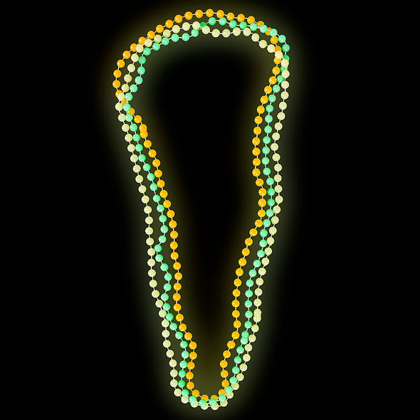 Glow In The Dark Beads - 12 per pack