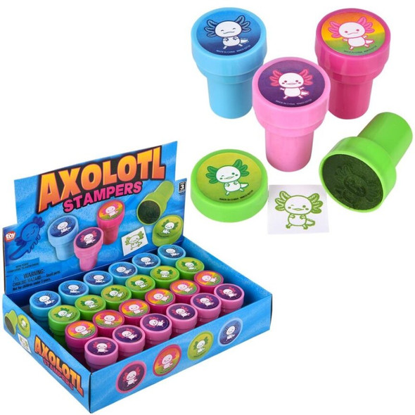 Axolotl Stampers - 24 per pack