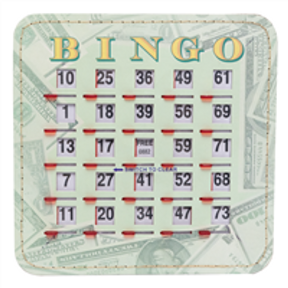 Bingo Shutter Cards - Money Design - 10 per pack