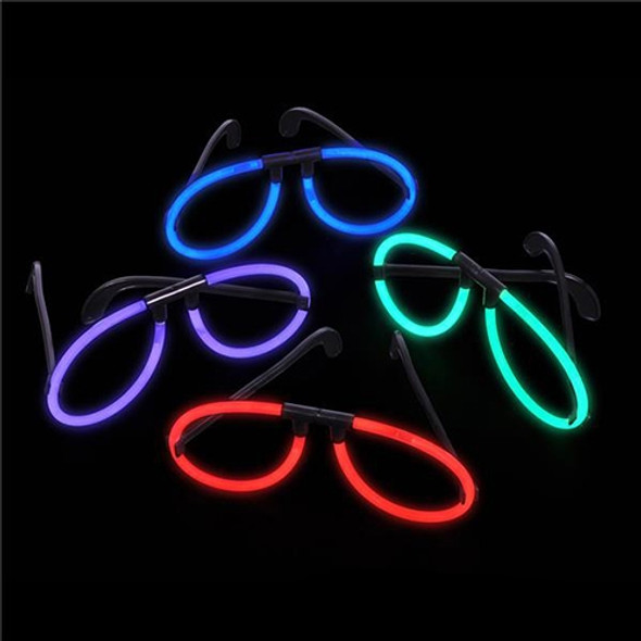 Assorted Glow Glasses - 12 per pack