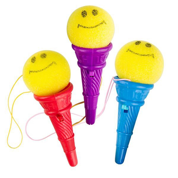 Smile Face Cone Launchers - 12 per pack