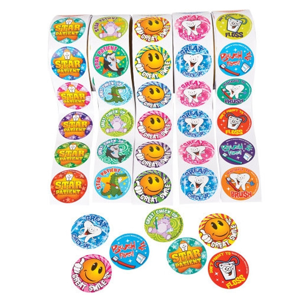 Dental Stickers - 500 per pack - SKU S10870