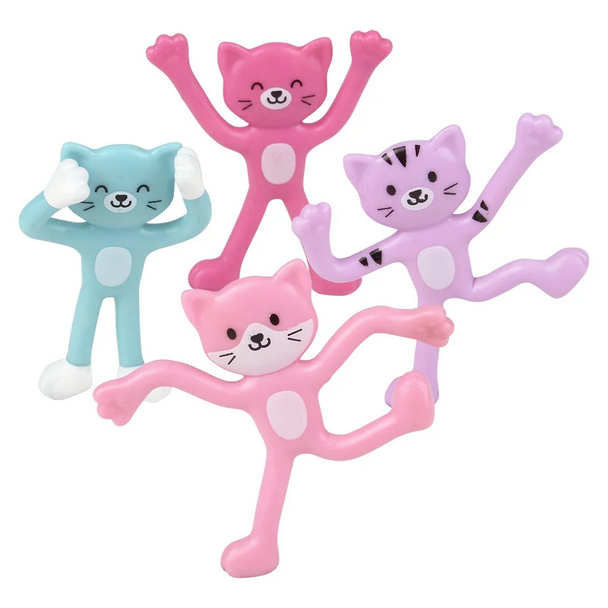 Mini Bendable Cat Assortment - 48 per pack