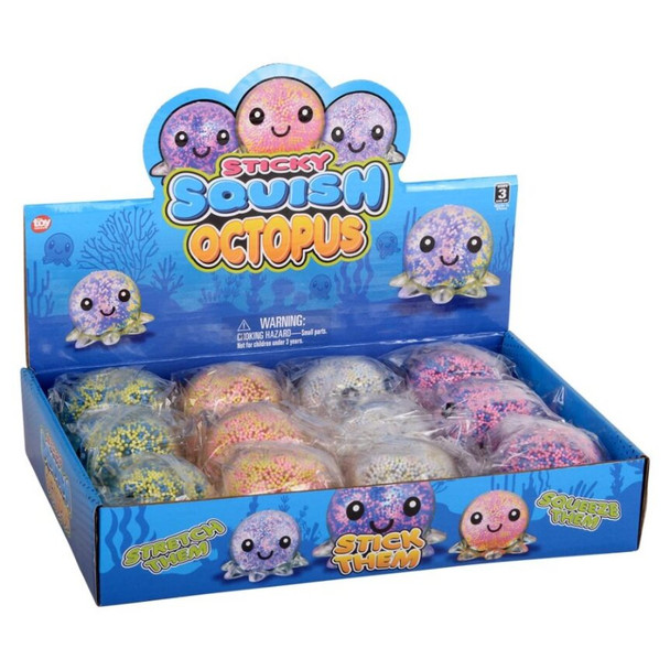 Light Up Beaded Octopus - 12 per pack