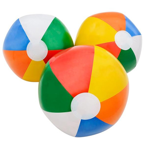 Multi Color Beach Balls - 12 per pack