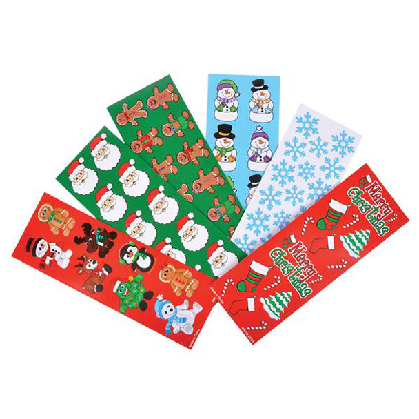 Christmas Sticker Assortment - 100 sheets