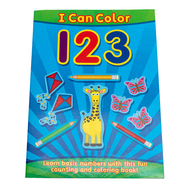 I Can Color 1 2 3 Coloring Book - 1 per pack