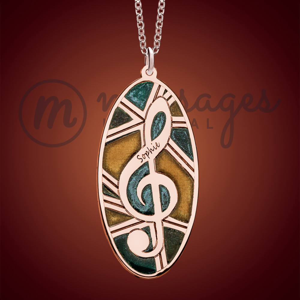 musician necklace