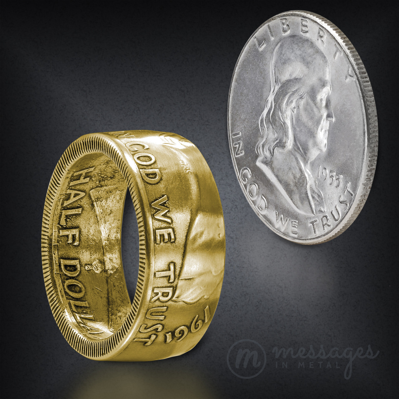 1912 2.5 Dollar Coin Ring 14k 22k Yellow Gold Size 7 Indian Head Eagle –  Jewelryauthority