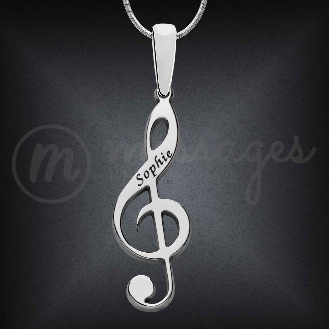 Music Note Necklace | Quaver Necklace | Musical Jewellery – Henryka