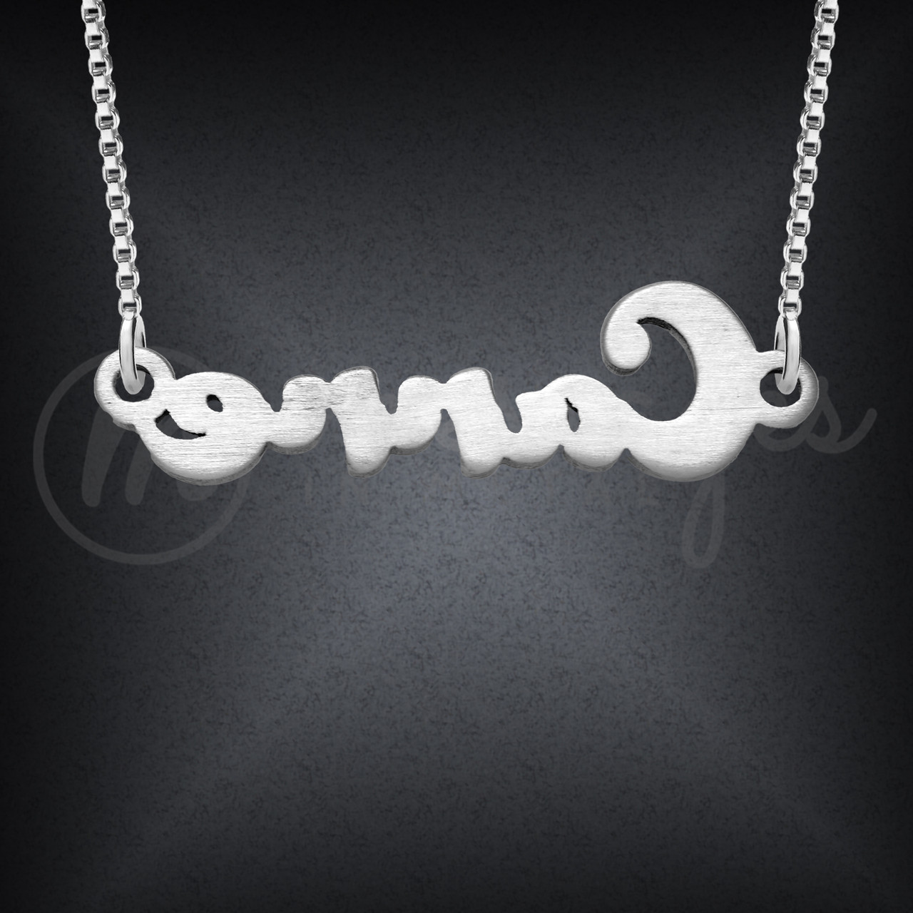 Personalized Women's Sterling Silver Name Necklace