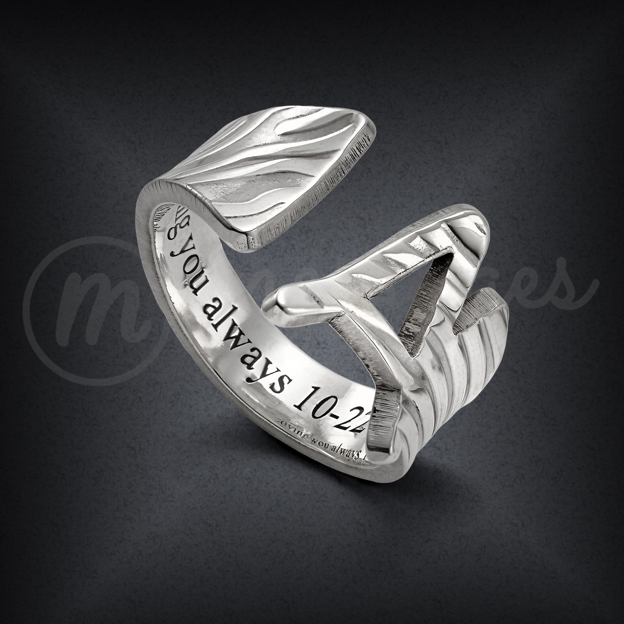 Girls Personalized Name Ring | Sterling Silver Stacking Rings | Colors –  Ella Joli