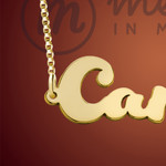 Gold Dynamic Name Necklace Gold Dynamic Name Necklace